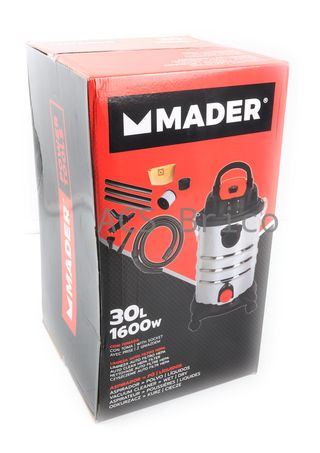 Aspirador Soplador Polvo Líquidos 30L 1600W 63344 - Mader