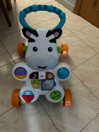 Andador bebé cebra Fisher Price