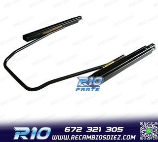 KIT ASIENTO BAQUET UNIVERSAL CUERO NEGRO ESTILO SPORTSTER CU