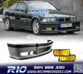 PARAGOLPES + NIEBLAS BMW E36 LOOK M3 AMARILLO
