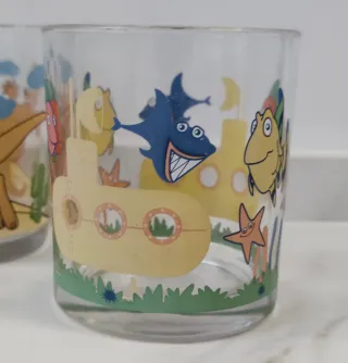Vasos infantiles con dibujos
