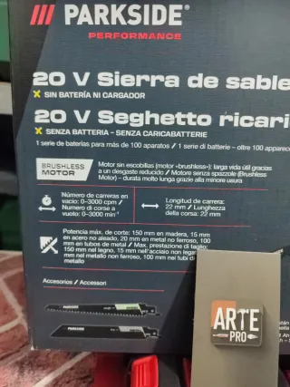 Sierra de sable Parkside Performance