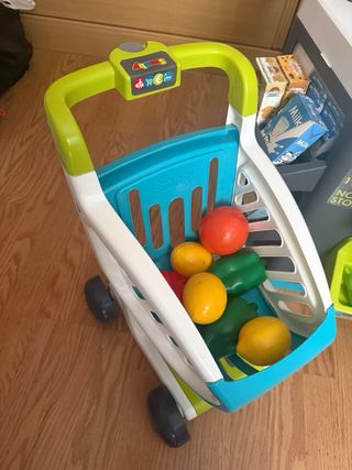 Cocinita Smoby con Carrito de Compra