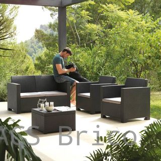 Muebles Jardín Evo Confort Grafito