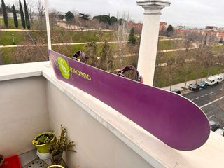 Tabla Snowboard 149 cm con Fijaciones