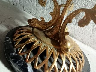 ANTIGUO VINTAGE CENTRO BRONCE GRANDE B E