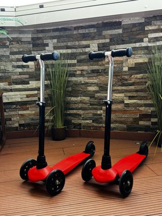 Patinetes 3 Ruedas Rojos