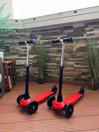 Patinetes 3 Ruedas Rojos