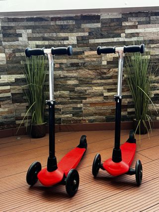 Patinetes 3 Ruedas Rojos