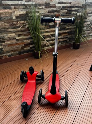 Patinetes 3 Ruedas Rojos