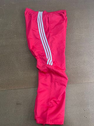 Pantalón Adidas Chándal Rojo