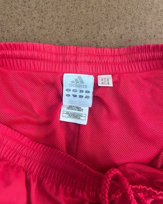 Pantalón Adidas Chándal Rojo