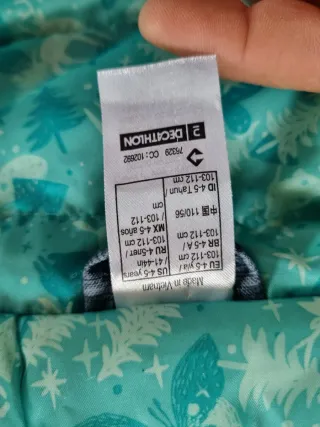 Chaqueta de nieve Quechua 4-5 años