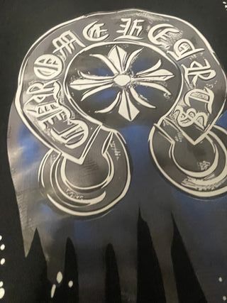 Camiseta Chrome Hearts Negra Talla M