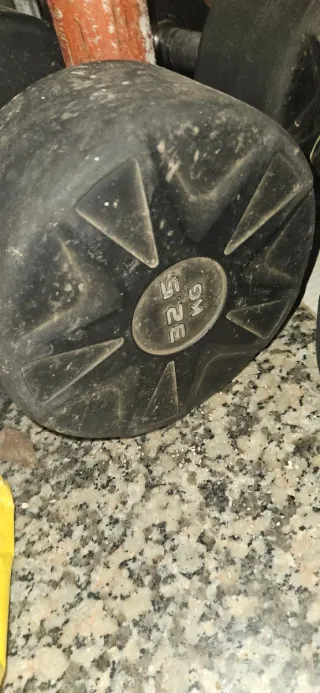 Mancuerna 32.5 KG pro wod en buen estado