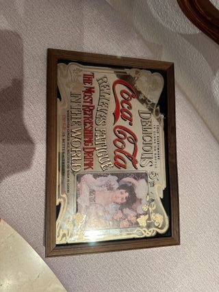 Cuadro vintage coca-cola