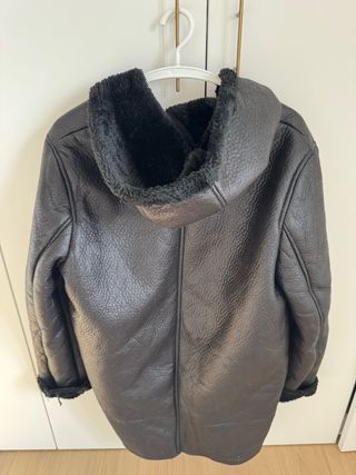 Abrigo Tiffosi Negro con Forro de Pelo