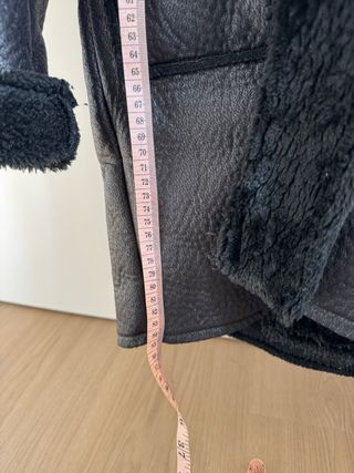 Abrigo Tiffosi Negro con Forro de Pelo