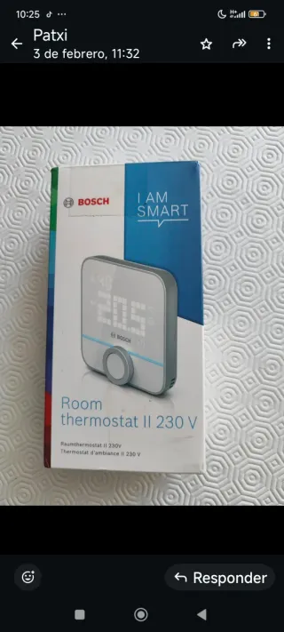 Termostato Ambiente Bosch II 230V