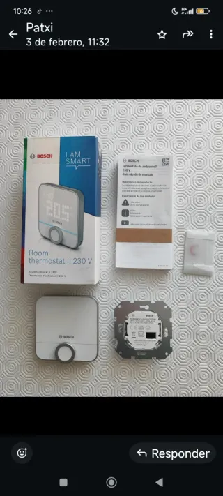 Termostato Ambiente Bosch II 230V