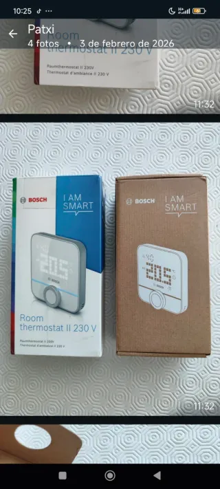 Termostato Ambiente Bosch II 230V