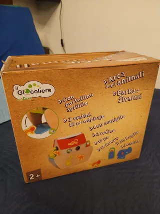 Gioco Arca degli Animali in Legno 13 pz