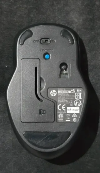 Mouse Logitech + HP Nero