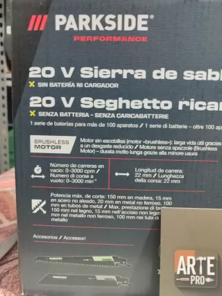 Sierra sable+ Batería 4Ah+cargador rápido