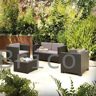 Muebles Jardín Diva Confort Storage Grafito