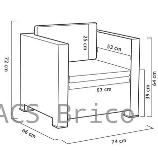 Muebles Jardín Diva Confort Storage Grafito