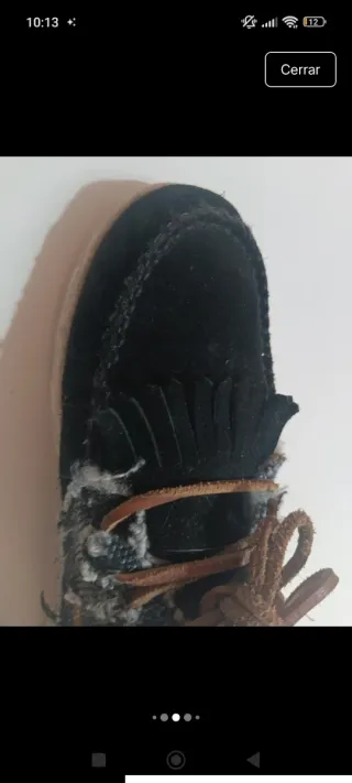 Mocasines Dolfie negros talla 36