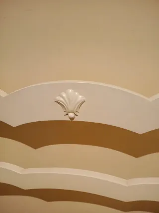 Cabecero de madera blanco 90cm