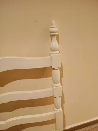 Cabecero de madera blanco 90cm