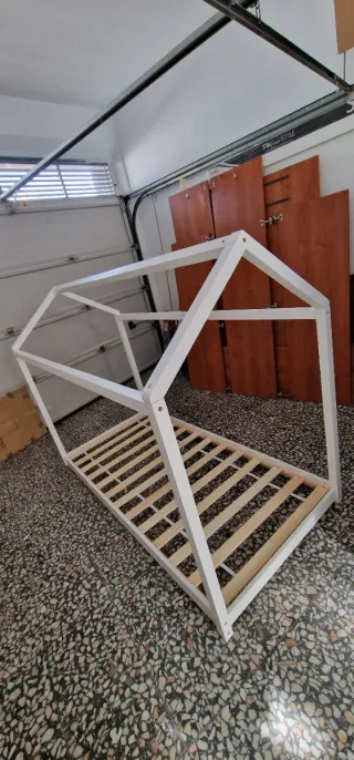 Oferta flash Estructura de cama forma de casa