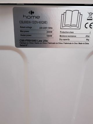 Placa Electrónica Secadora Carrefour