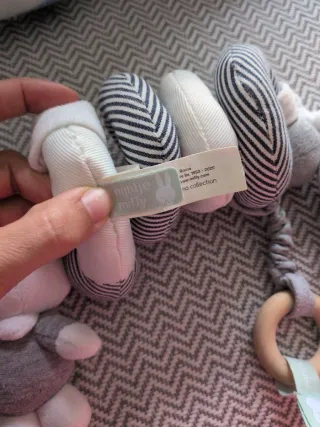 Espiral para bebé con conejitos