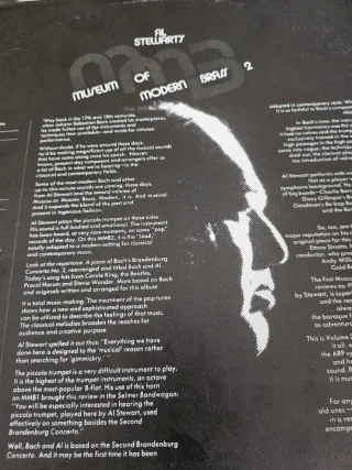 Vinilo Al Stewart Museum of Modern Brass 2