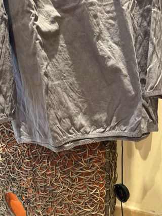 Camiseta manga larga BE SIMPLE gris talla única