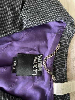 Americana Miss Sixty Gris Talla S