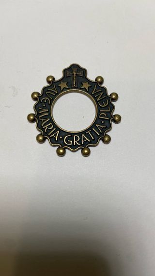 Anillo Rosario Dedo Ave Maria Gratia Plena