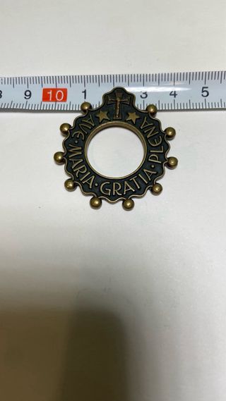 Anillo Rosario Dedo Ave Maria Gratia Plena