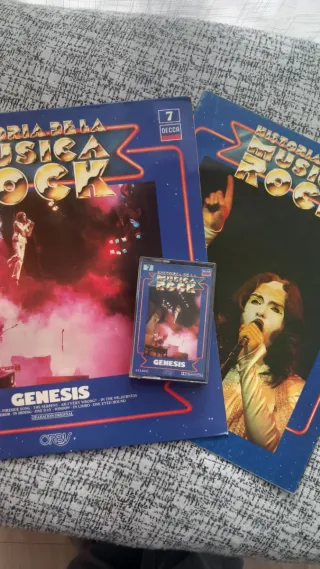 Genesis Historia de la Música Rock Cassette y Vini