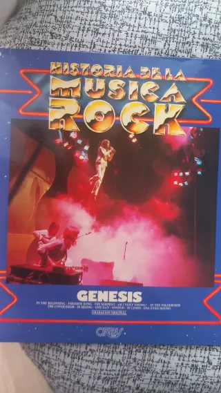 Genesis Historia de la Música Rock Cassette y Vini