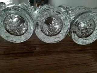 Sei bicchieri tumbler in cristallo. Nuovi