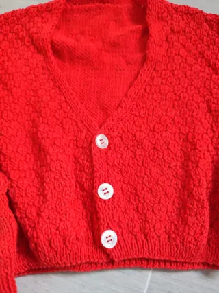 Chaquetilla punto niña 12/18 meses