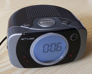 Radio Despertador Muse Negro/Gris