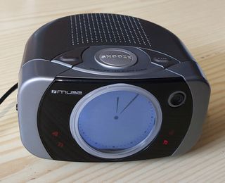 Radio Despertador Muse Negro/Gris