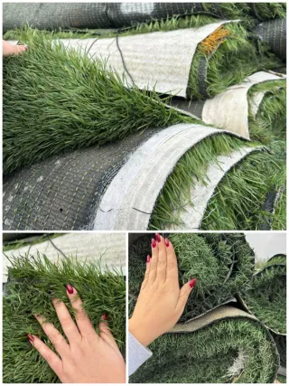 Césped artificial en rollos