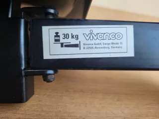 Soporte de pared negro