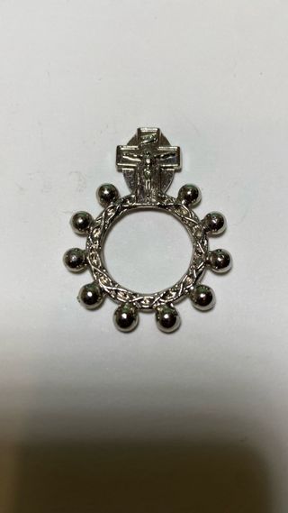 Rosario de dedo con cruz